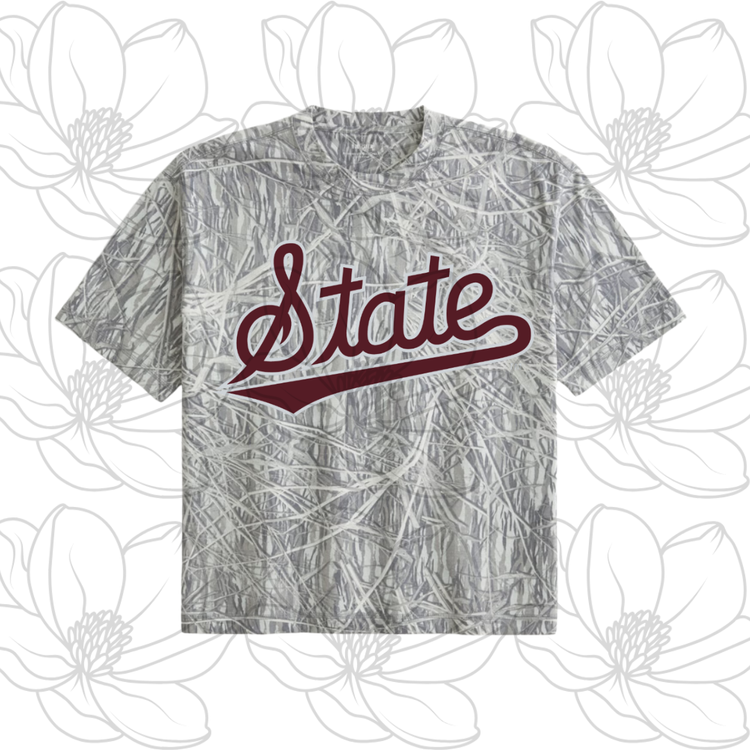 Camo 2 MSU Short Sleeve Tshirt: L