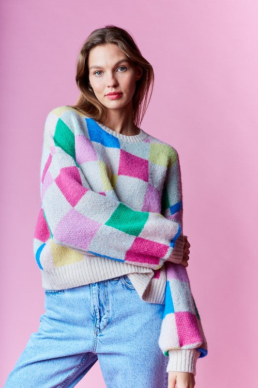 Darcy Colorful Knit Sweater