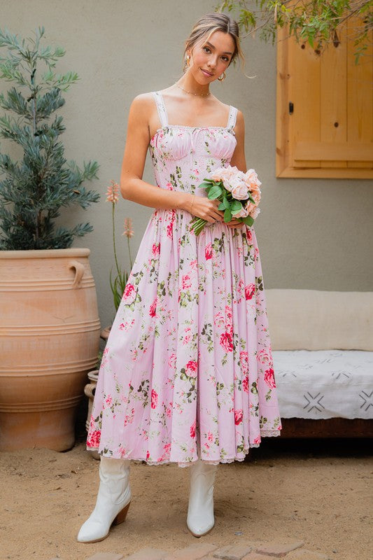 Clarissa Dress in Floral Print