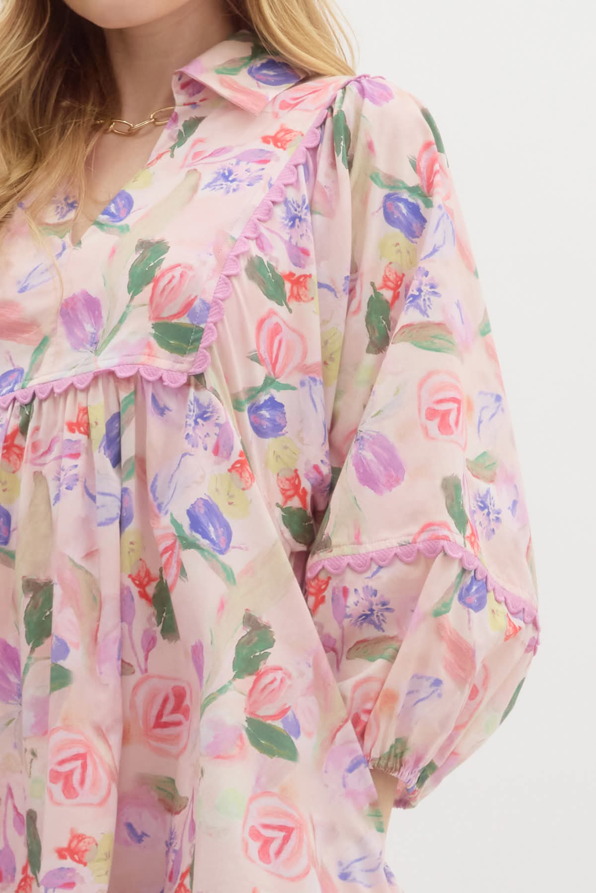 Arabella Mini Dress in Pink