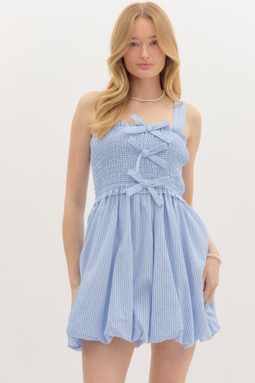 Tiffany Mini Dress in Blue