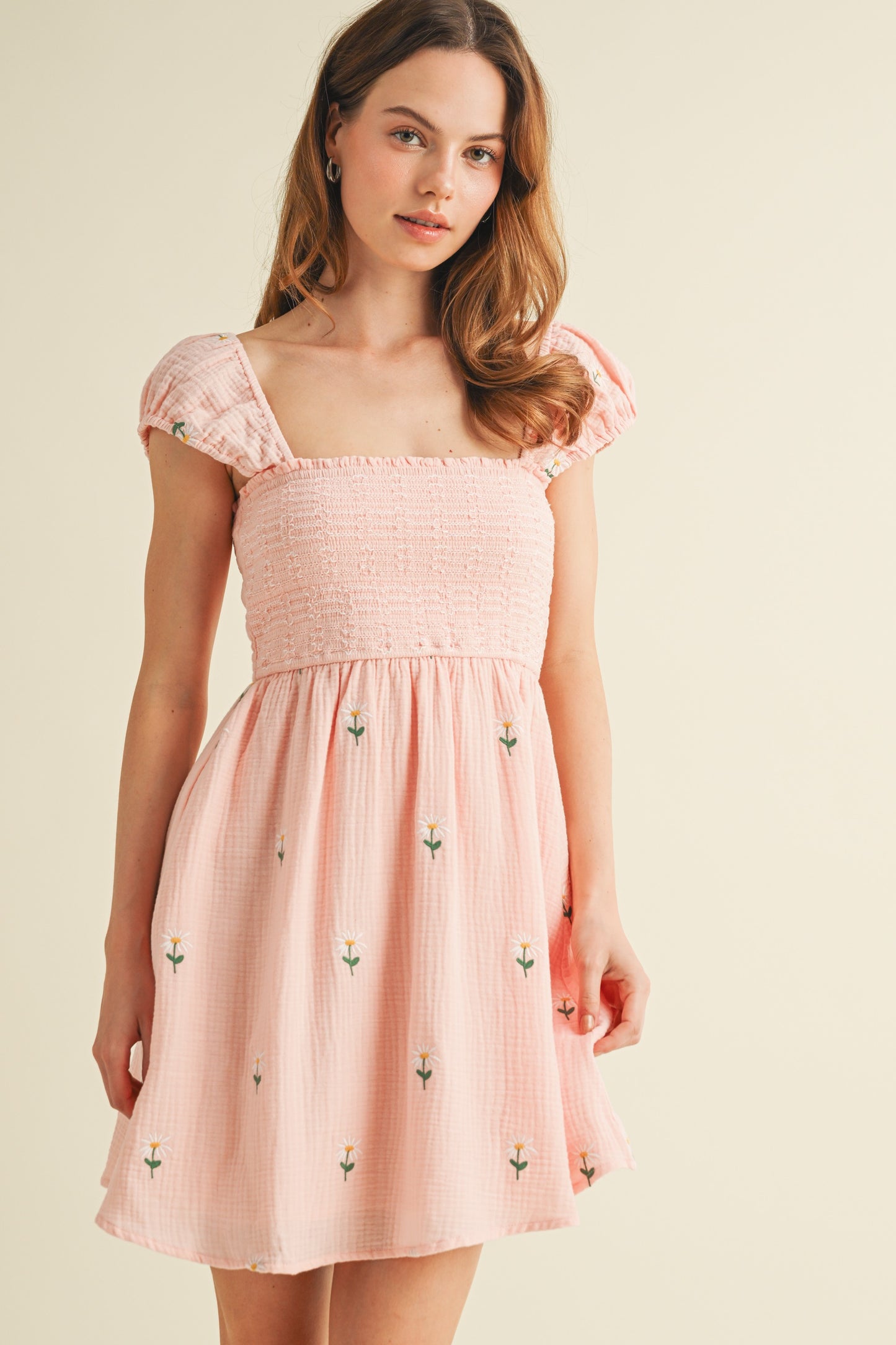 Hazie Dress in Pink