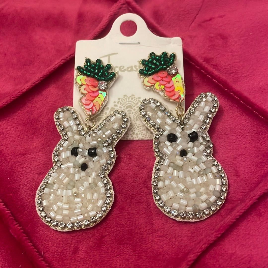 Carrot & Bunny Carrot Earrings