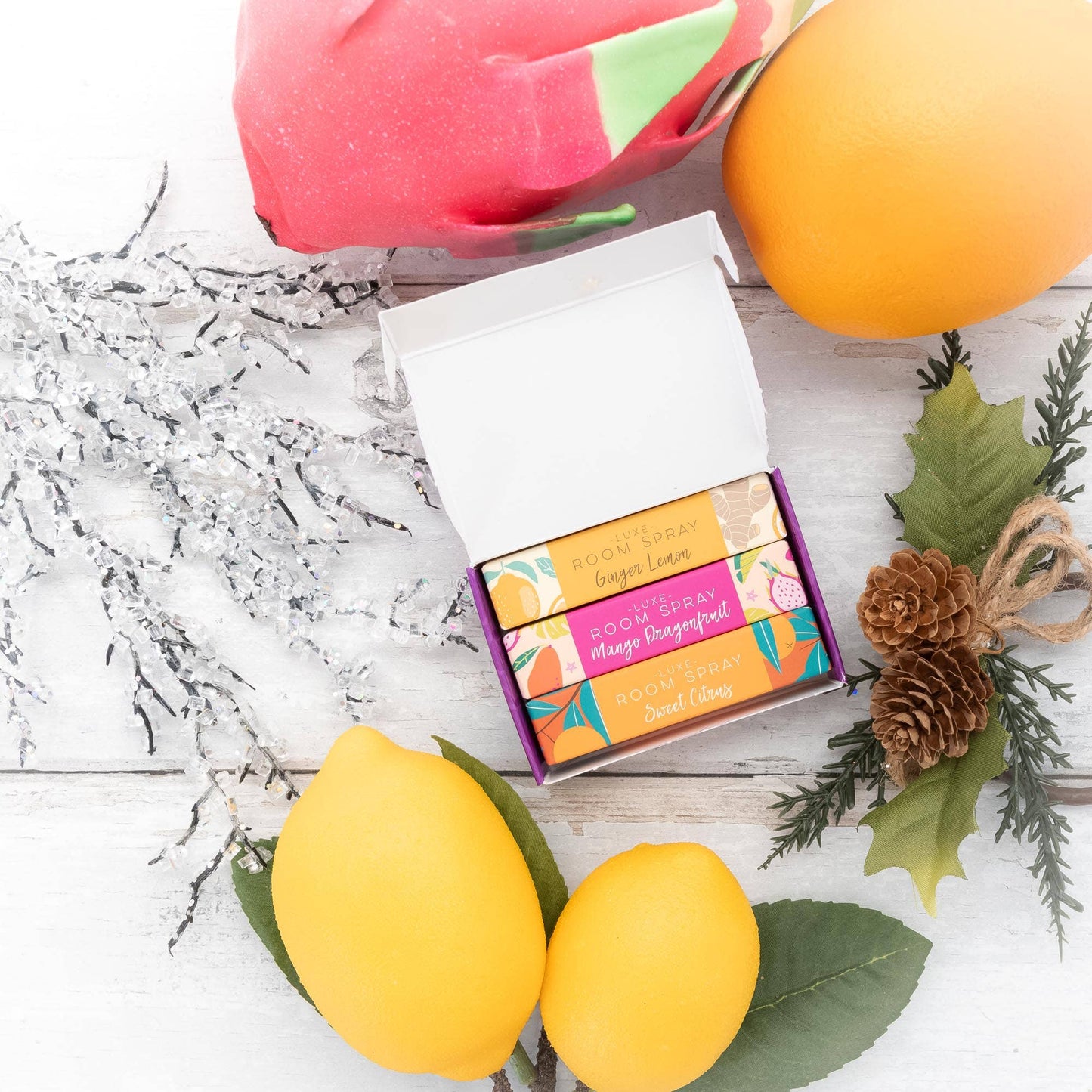 Mini Room Spray Sampler Pack of 3: Sweet & Fruity