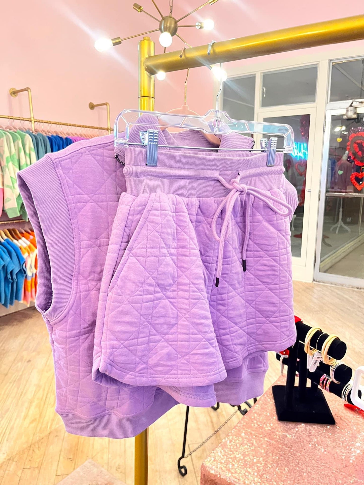 Lavender Short & Top Set