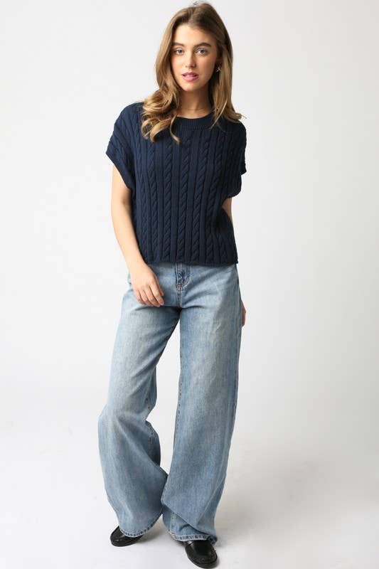 Alina Sweater Vest Top: Burgundy / Contemporary / M