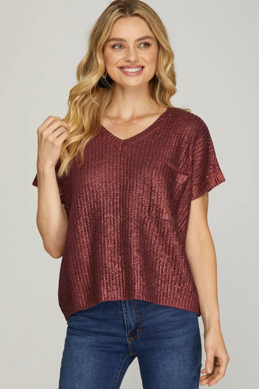 Burgundy Top