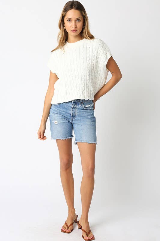 Alina Sweater Vest Top: Burgundy / Contemporary / M