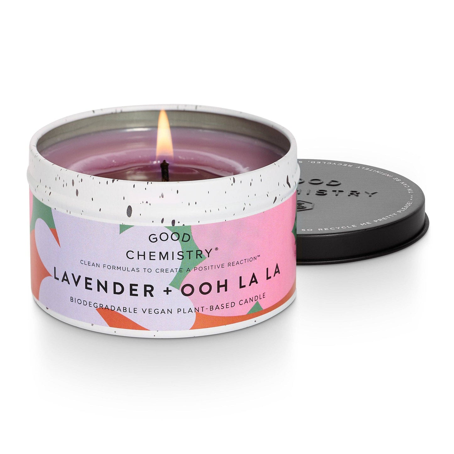 Lavender + Ooh La La Recyclable Tin Candle