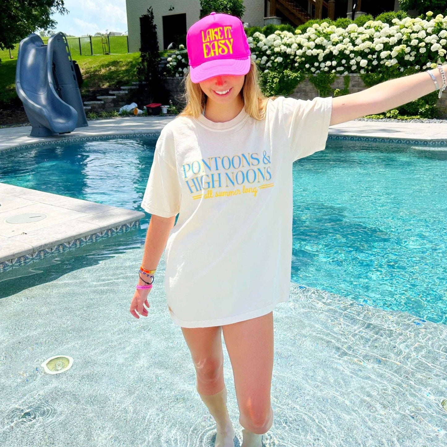 Pontoons & High Noons Tee: Adult Small (0-6)