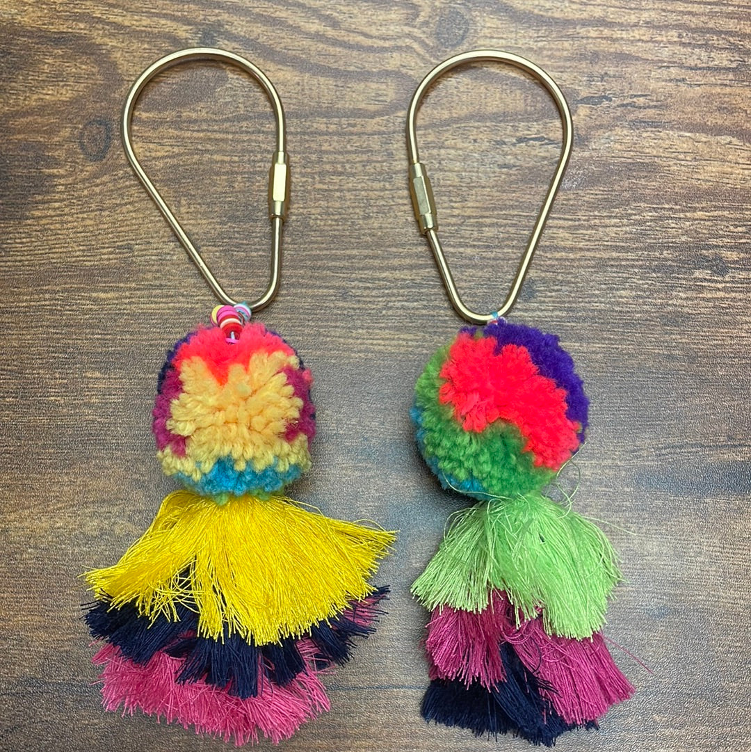 Pom Pom Keychain