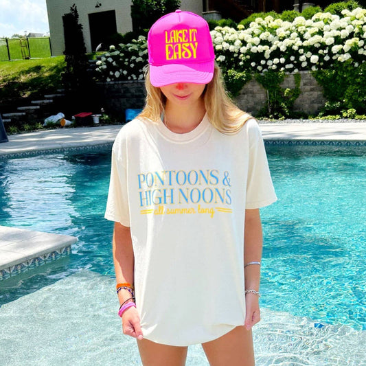 Pontoons & High Noons Tee: Adult Small (0-6)