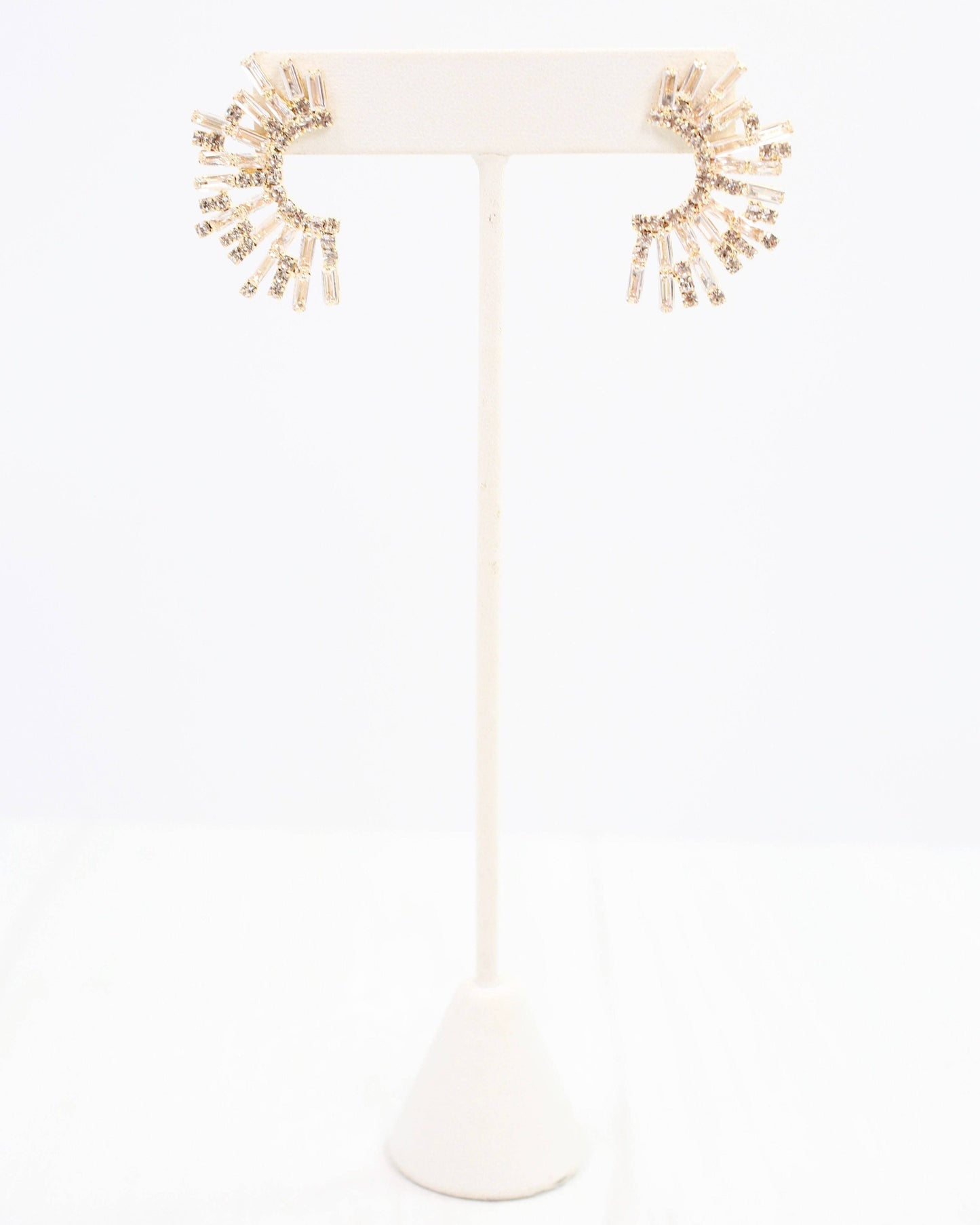 Fallon CZ Earring Gold: Default