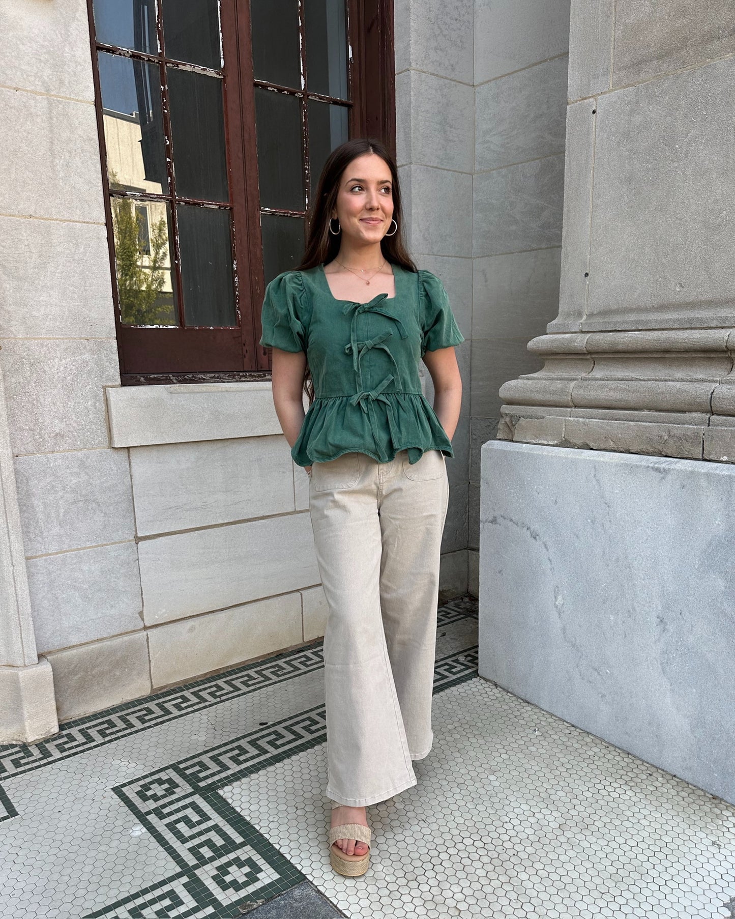 Emerald Bow Top