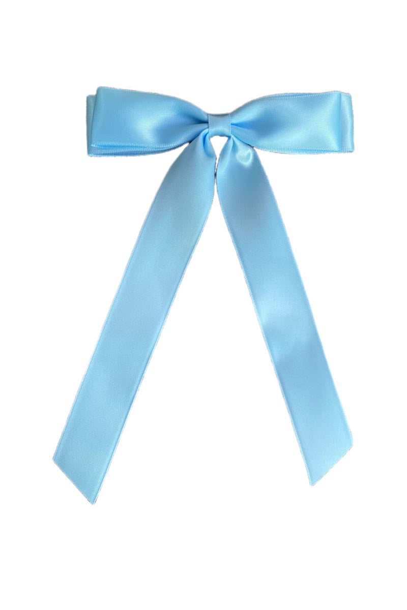 Light Blue Bow Hair Clip