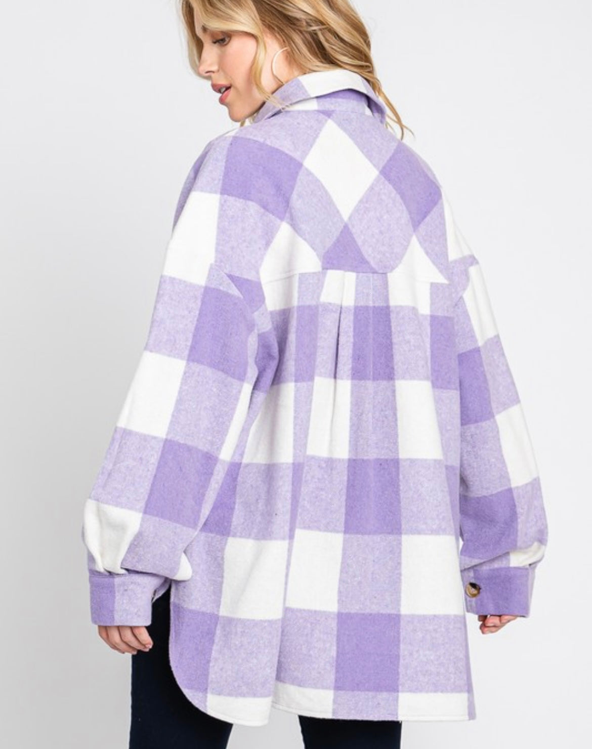 Lightweight Oversize Flannel Shacket