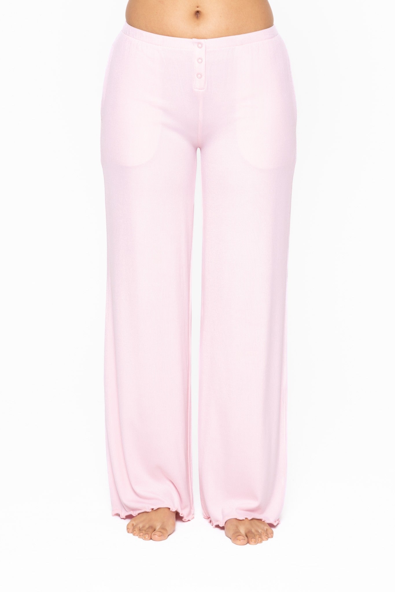 Cool Pink Bamboo Lounge Pants