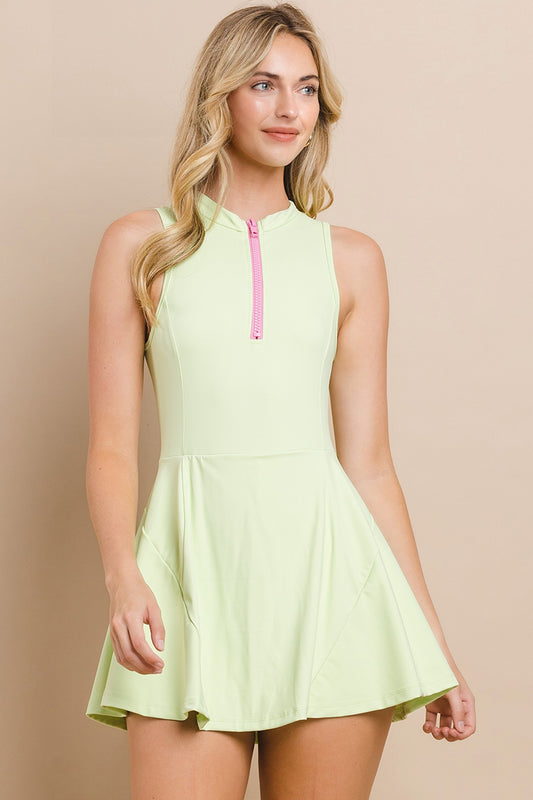 Lime Athletic Tennis Dress