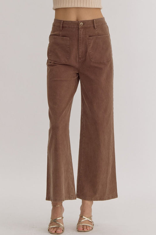 High Waist Wide Leg Pants