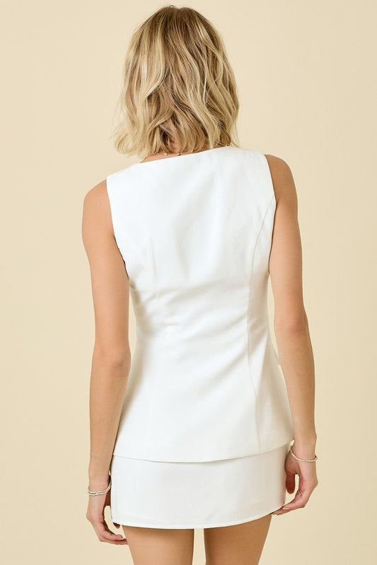 Sammie Square Neck Romper Dress