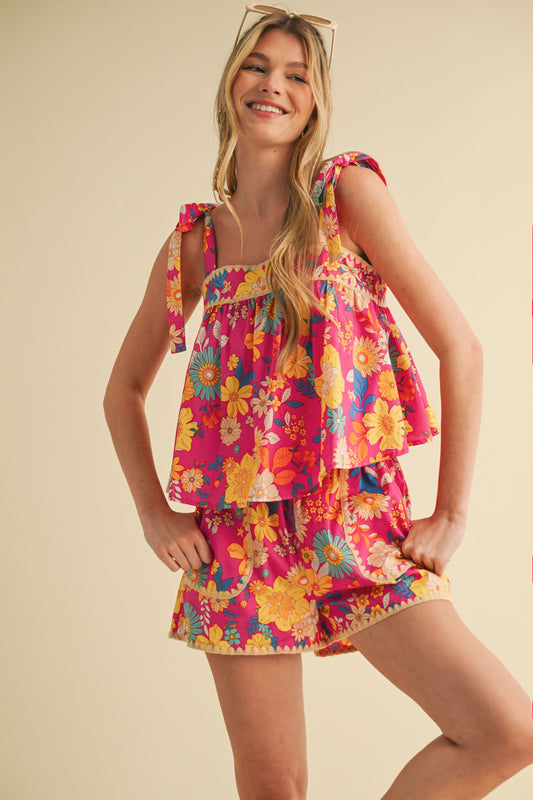 Scarlett Set in Floral
