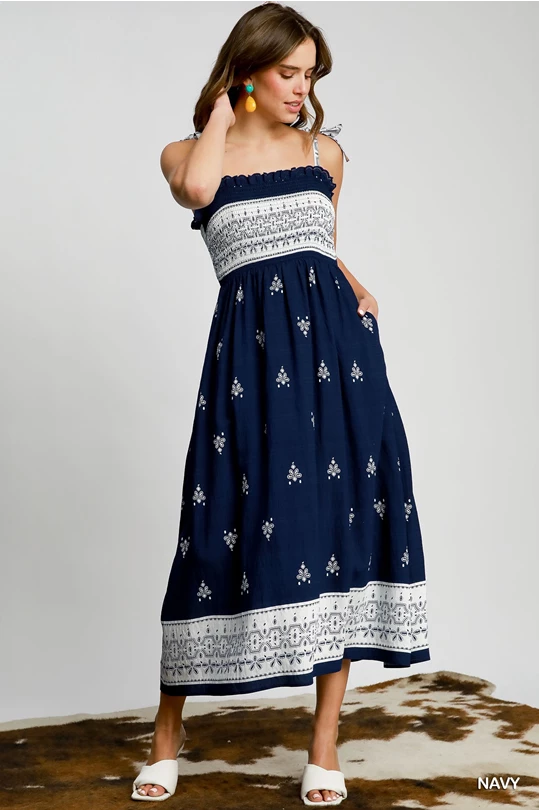 Navy Maxi Dress