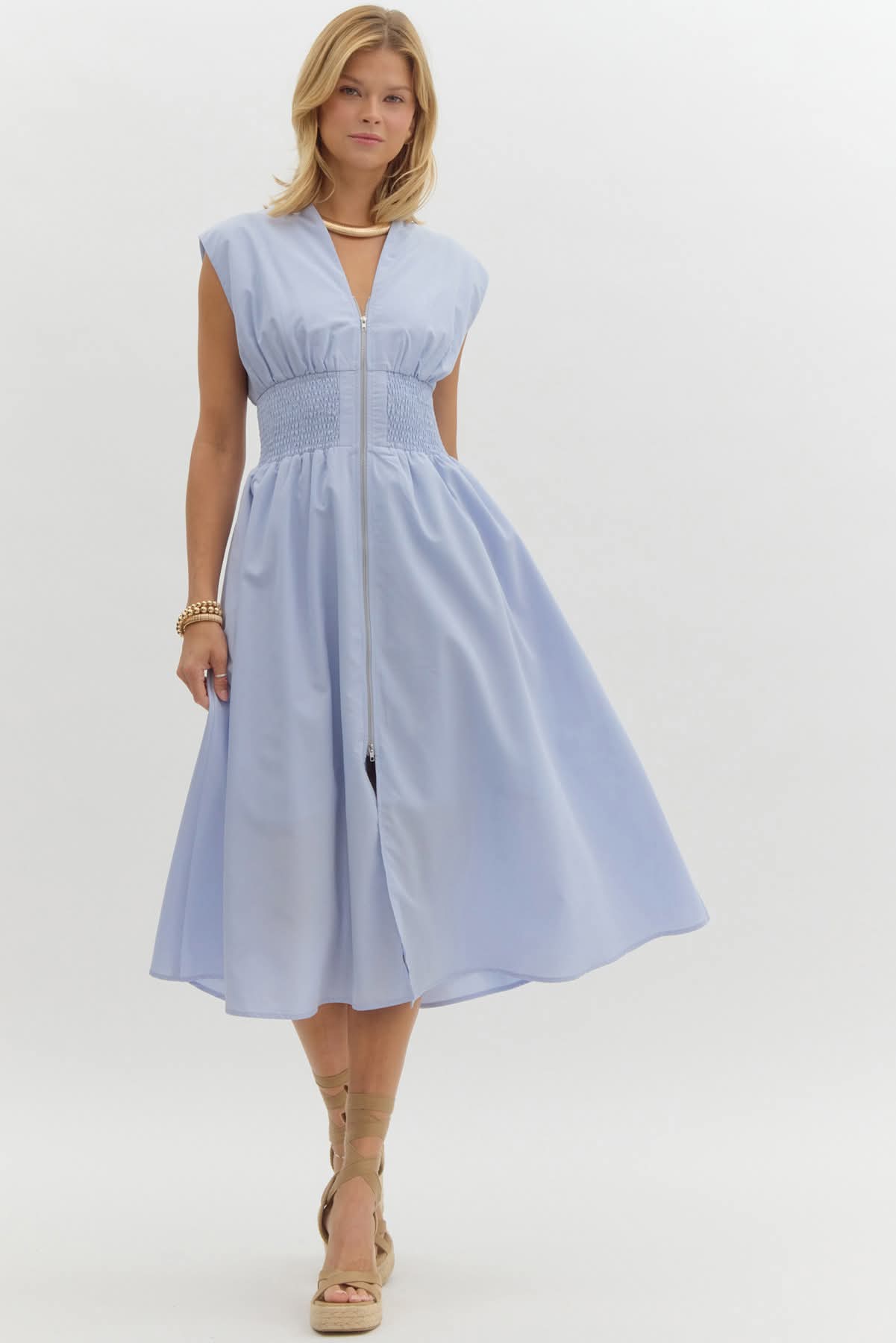 Betty Dress in Baby Blue