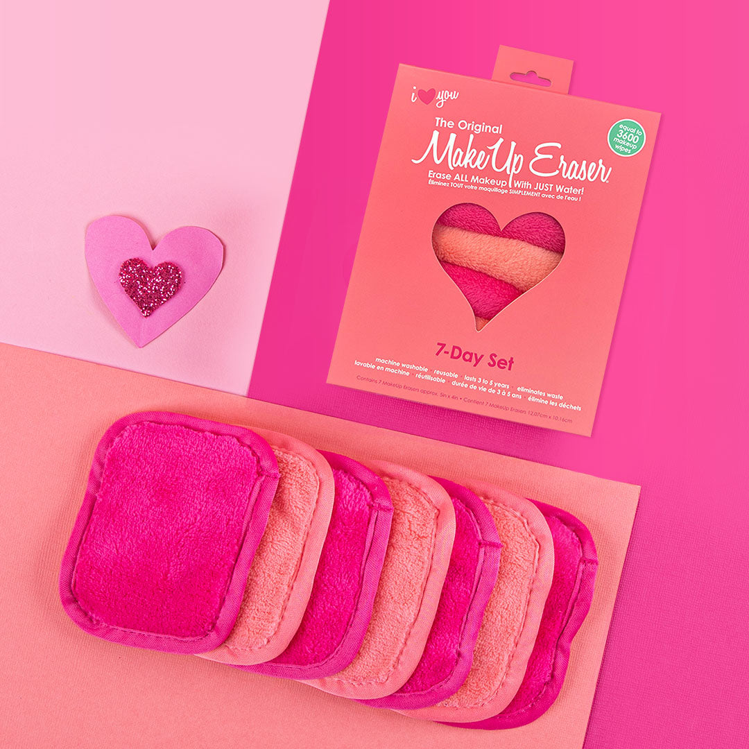 I Heart You | 7 Day Gift Set MakeUp Eraser