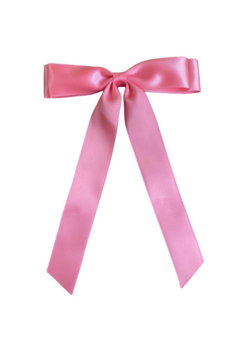 Pink Bow Hair Clip