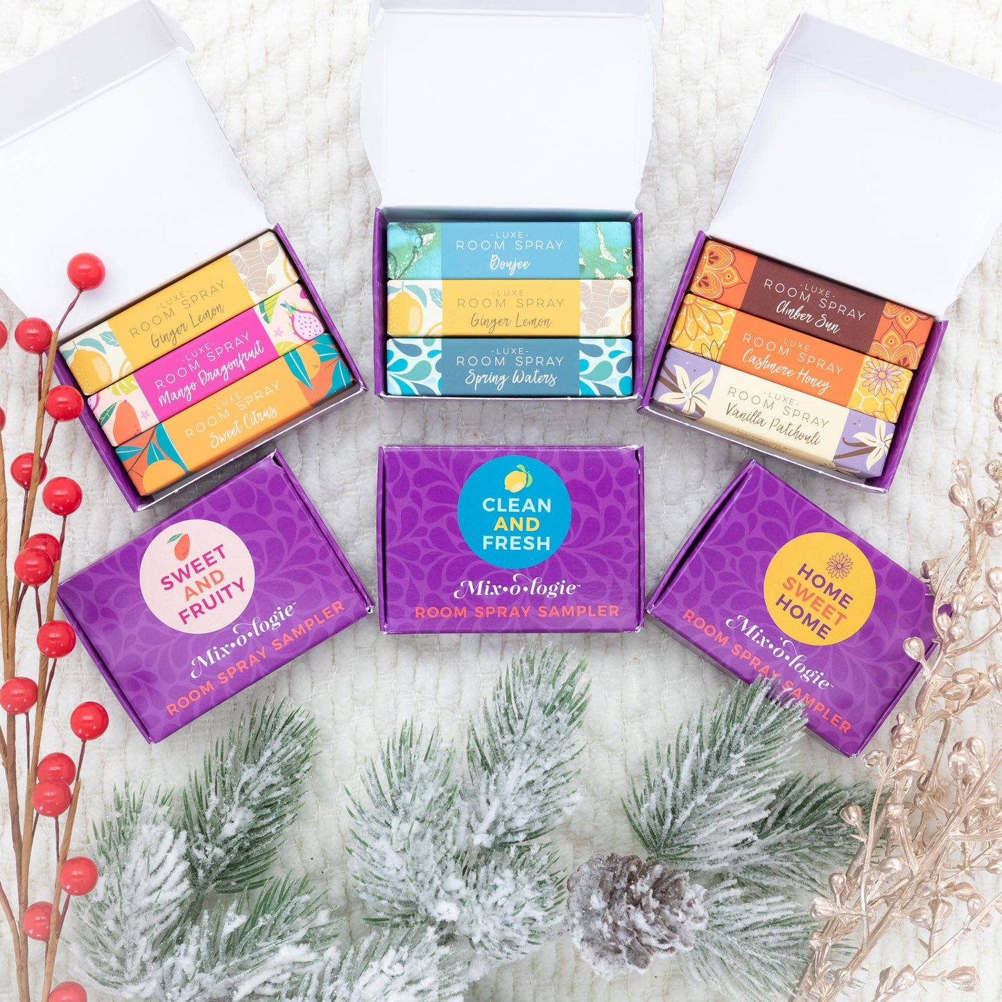 Mini Room Spray Sampler Pack of 3: Home Sweet Home