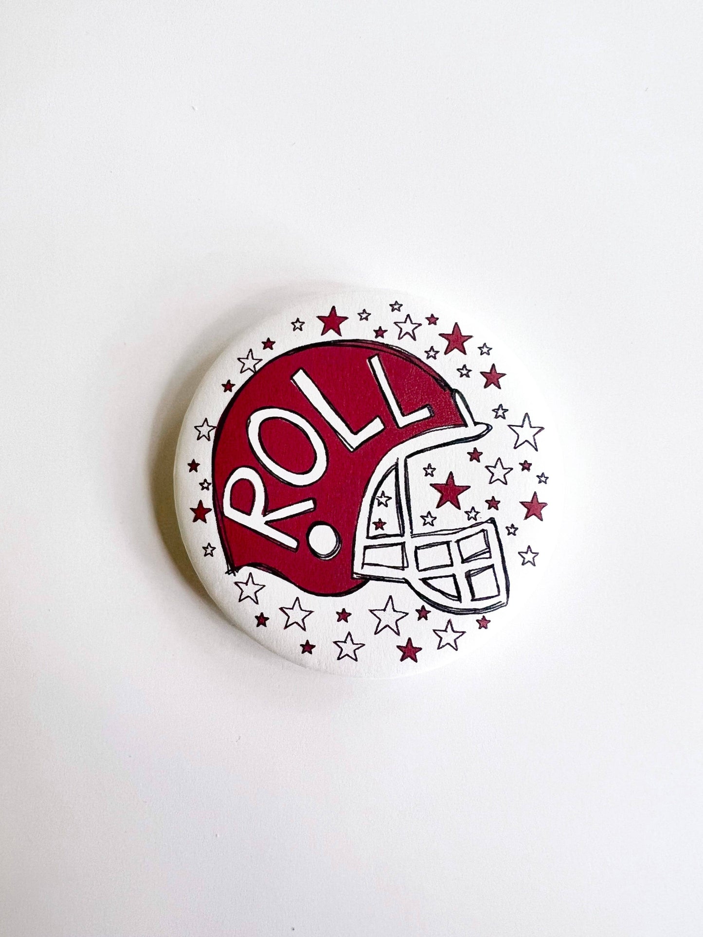 Roll Helmet Button