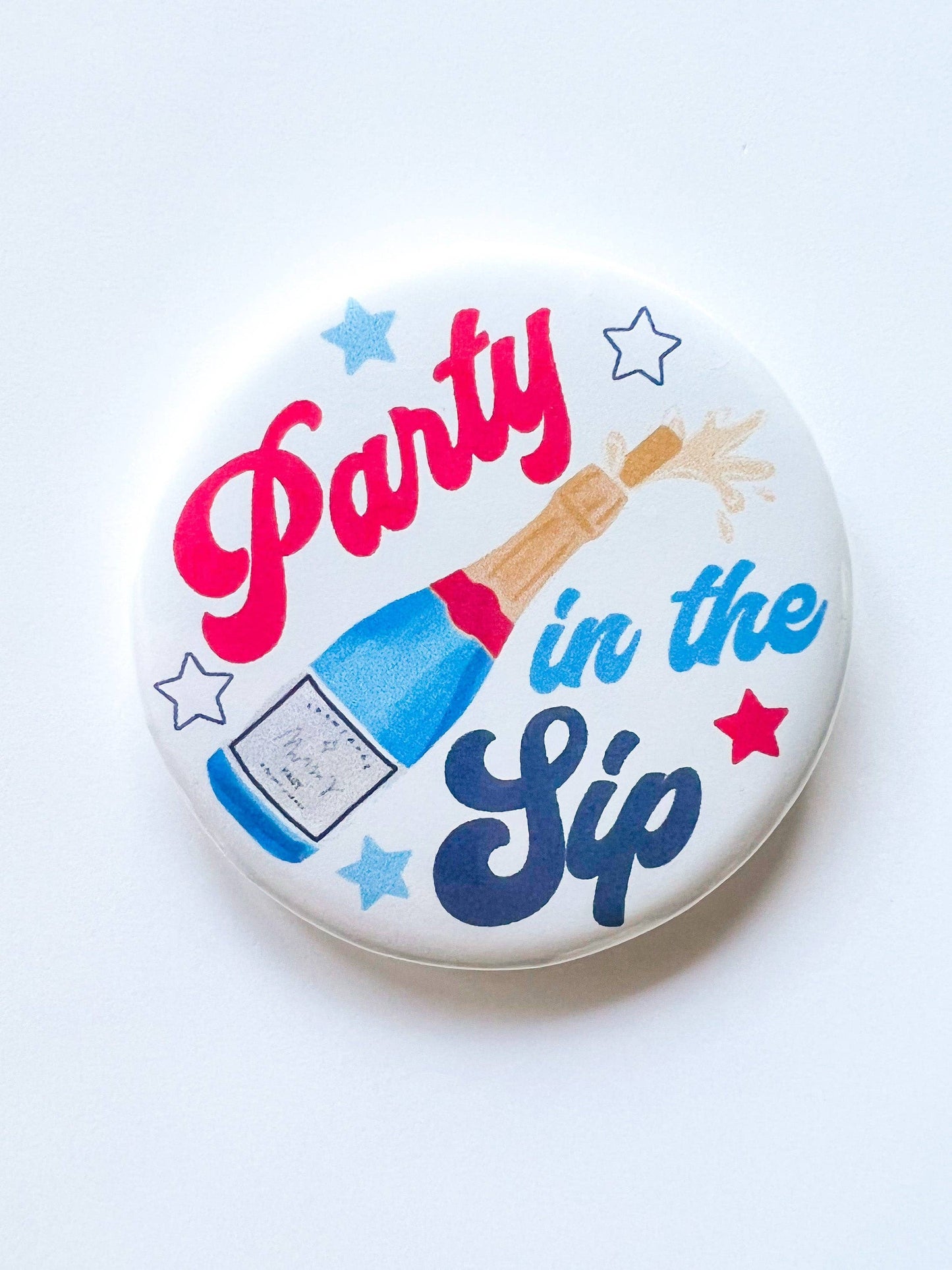 Sip Champagne Button