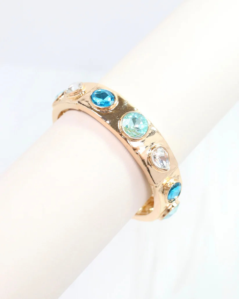 The Egyptian Stretch Bracelet Turquoise