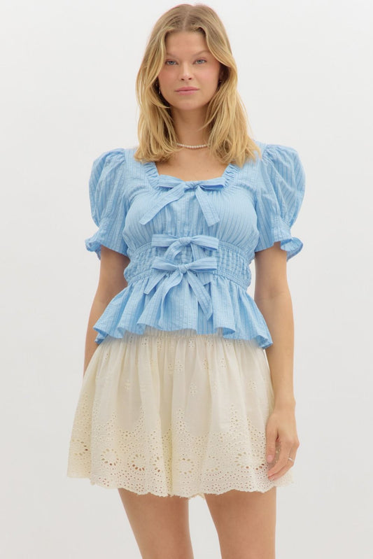 Brea Top in Blue