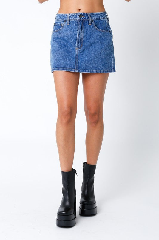 Jamie Denim Skirt